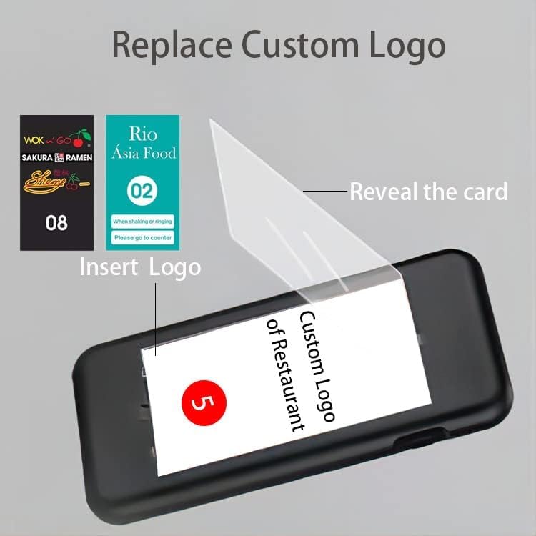 Restaurant Pager System,Pagers for Restaurants 1640ft Long Range,Social Distancing Keeping 16 Pagers and Buzzers,Waterproof Beepers Restaurants|Food Truck| Church Nursery|Cafe