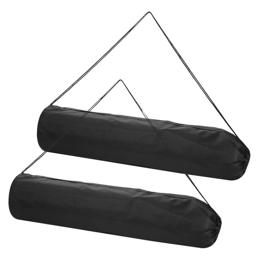 PATIKIL 35 Inch Camp Chair Replacement Bag, 2 Pack Nylon Foldable Carry Bag Storage Bag with Shoulder Strap for Outdoor Camping, Black