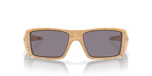 Oakley Men's OO9231 Heliostat Rectangular Sunglasses, Matte Stone Desert Tan/Prizm Grey Polarized, 61 mm
