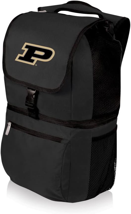 PICNIC TIME NCAA North Carolina Tar Heels Zuma Backpack Cooler - Soft Cooler Backpack - Lunch Cooler, (Black)