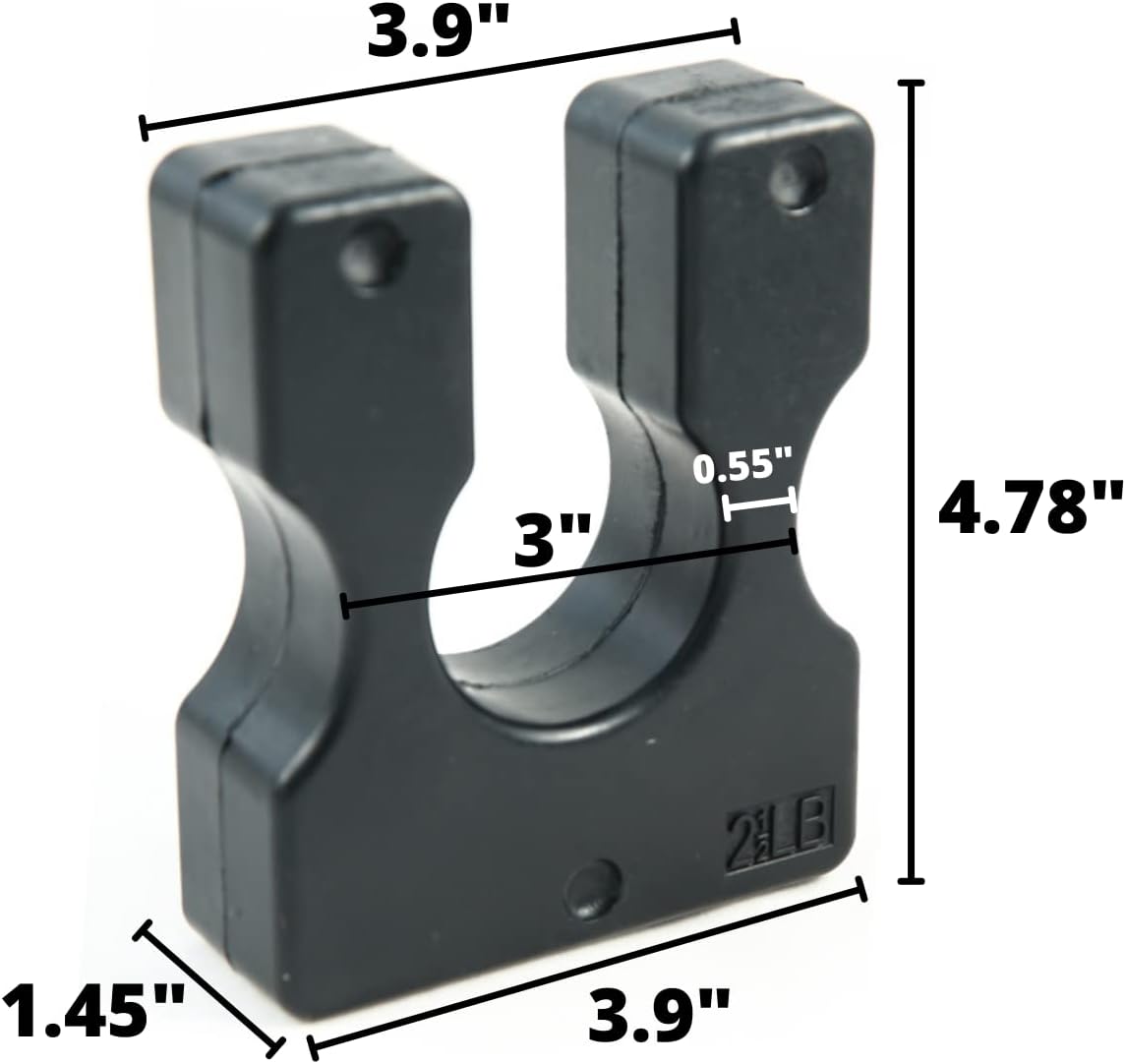 ADER SPORTING GOODS Weight Stack Adapter Plates- 2.5lb Pair