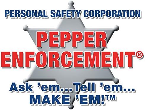 4 oz. Splatter Stream Pepper Spray for Self Defense - Maximum Police Strength 10% OC Formula, Emergency Personal Protection, Flip Top Safety for Quick and Accurate Aim