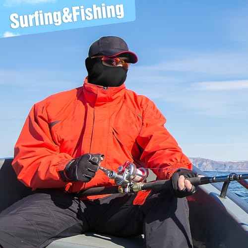 Fivali 6 Pack Balaclava Ski Face Mask: Cooling Neck Gaiter Full Head Mask for Men Women