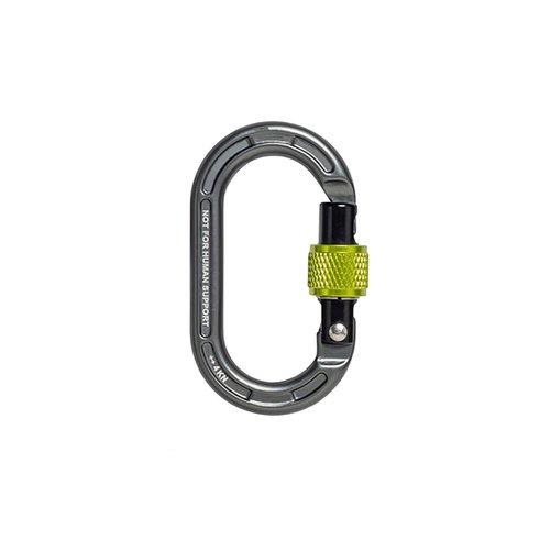 Notch Micro Carabiner Screw Lock Gate - Versatile Tool for Arborists and SRS Climbing, Gate Opening: 0.4”, Height: 2.3”, Tensile Strength: 900 lbs. Weight: 0.49 oz (99379)