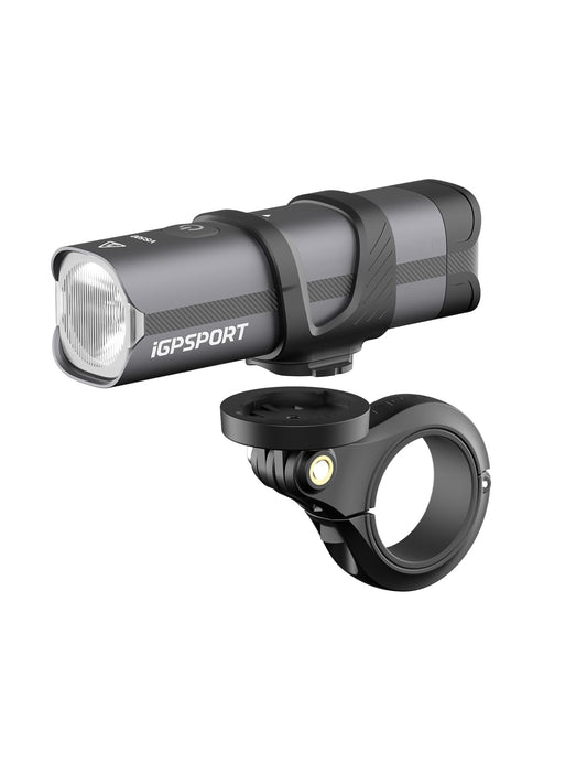 iGPSPORT VS500 Smart Bike Light, 500Lumens Auto Turn On/Off Bright Bicycle Headlight for Night Riding Rechargeable IPX6 Waterproof