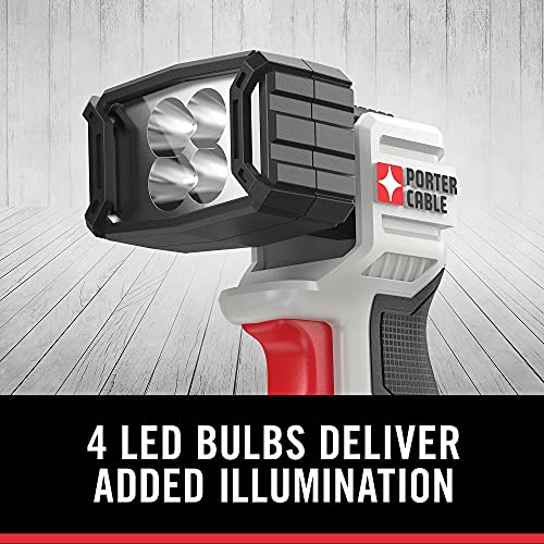 20V MAX LED Work Light Tool Only - Portable Cordless Job Site Lamp