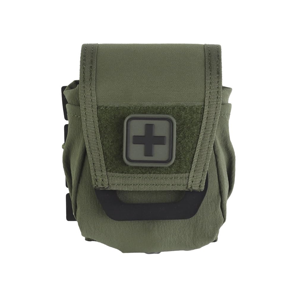 AOTUMUT MOLLE Quick-Pull Medical Pouch,Rip Away Tactical Bleeder First Aid Pouch Belt Medical Shears Holder Empty IFAK Pouch Security Survival Gear