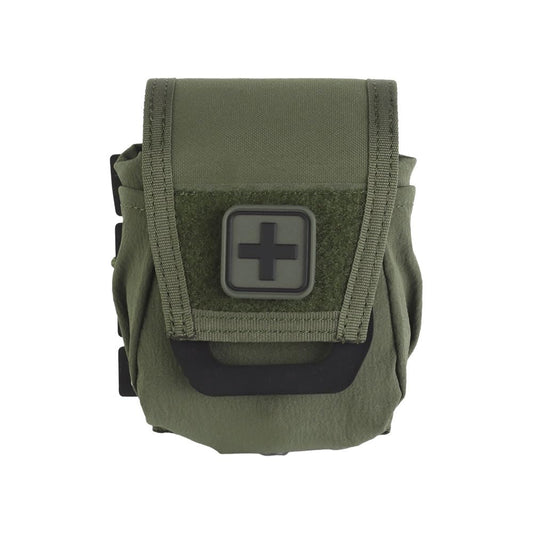 AOTUMUT MOLLE Quick-Pull Medical Pouch,Rip Away Tactical Bleeder First Aid Pouch Belt Medical Shears Holder Empty IFAK Pouch Security Survival Gear