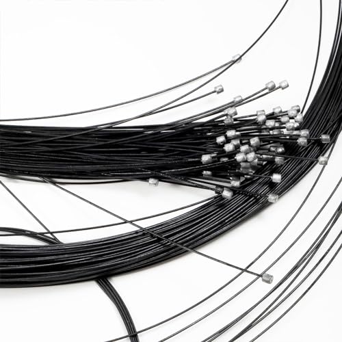 2pcs MTB Teflon Brake Cables for Mountain Bikes - Universal Low-Friction Replacement Set
