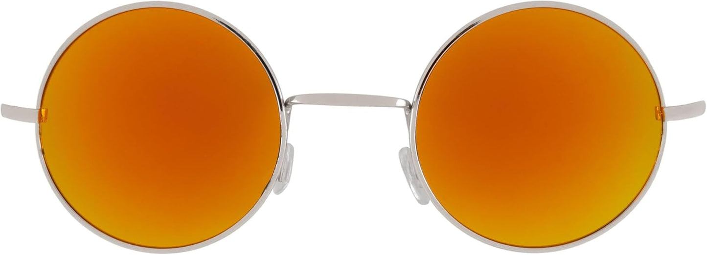 OWL Round Sunglasses Metal Frame Hippie Sunglasses UV400 Polycarbonate Circle Lens John Lennon Sunglasses for Men Women