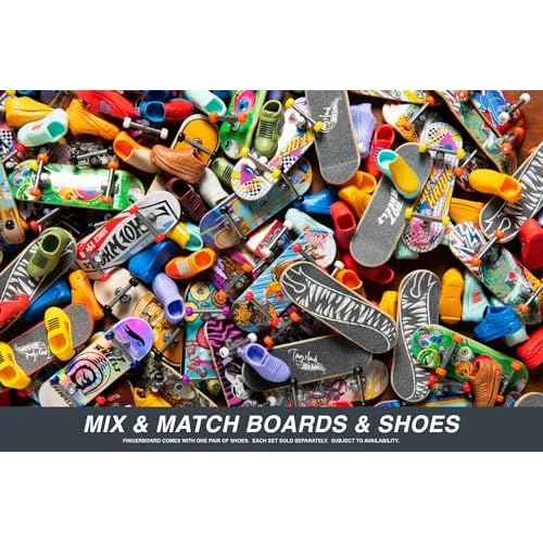 Hot Wheels Mattel Tony Hawk Moment Skate Fingerboard & Shoe Assortment