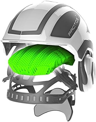 Protos Integral Arborist Helmet - Red & Yellow