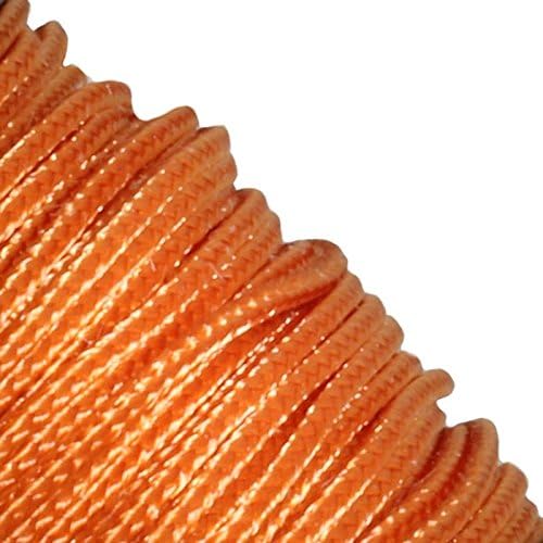 JIG PRO SHOP Black 1.18mm x 125' Micro Cord Paracord - Made in The USA