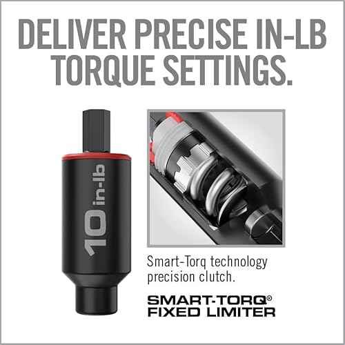 Real Avid Smart-Torq Fixed 10 Inch-Lb Torque Limiter - Accuracy Within +/- 5%, Click-Style Clutch Mechanism Prevents Over-Tightening, Works with 1/4" Hex Drivers and Bits
