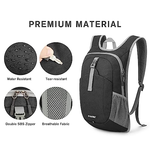 G4Free 12L Hiking Backpack, Lightweight Small Hiking Daypack for Outdoor Travel Mini Foldable Shoulder Bag