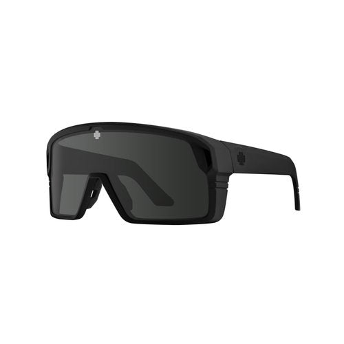 Spy Monolith 6700000000148 62MM Matte Black/Happy Gray Green Polarized Black Spectra Mirror Rectangular Sunglasses for Men +BUNDLE with ACCESSORY EYEWEAR KIT
