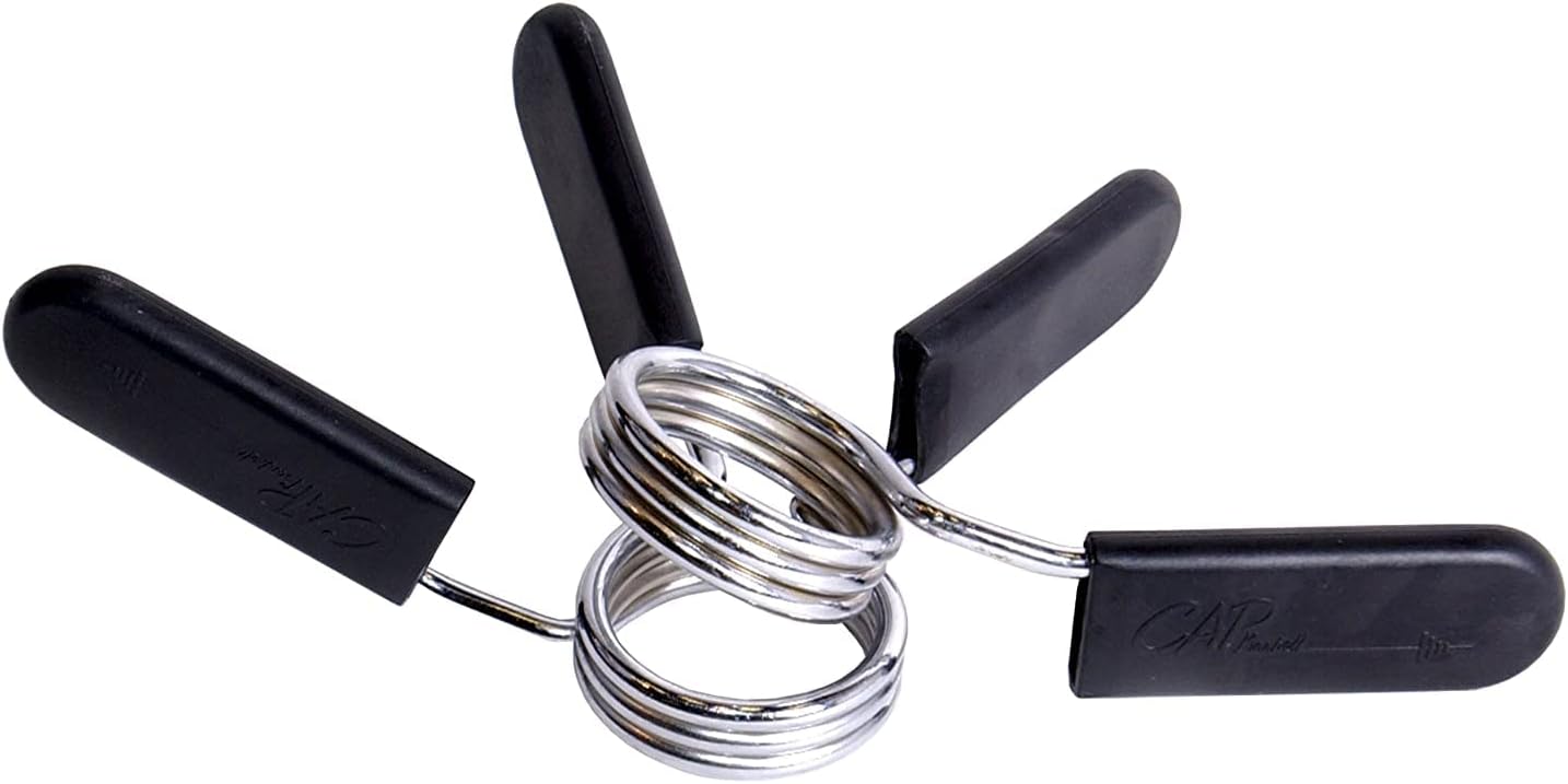 CAP Barbell Olympic 2 - Inch Spring Clip Collars, Pair
