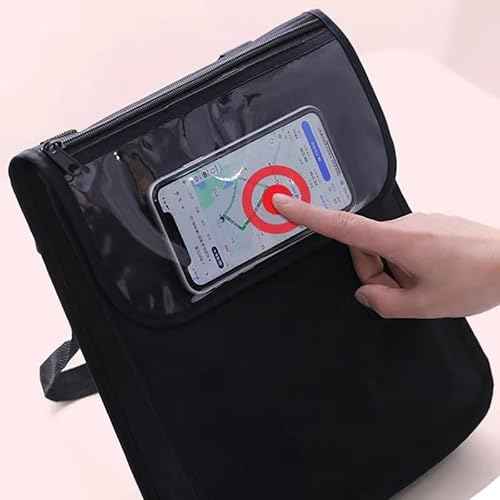 Electric Scooter Bag Storage Pouch Handlebar Attachement Large Capacity with Waterproof Phone Holder Pocket Front Hanging Bags Organizer for Bike Handle Bar eBike Motorcycle Bicycle Escooter