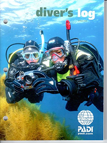 PADI Refill Log Book - Red for Diving Experience & Certification