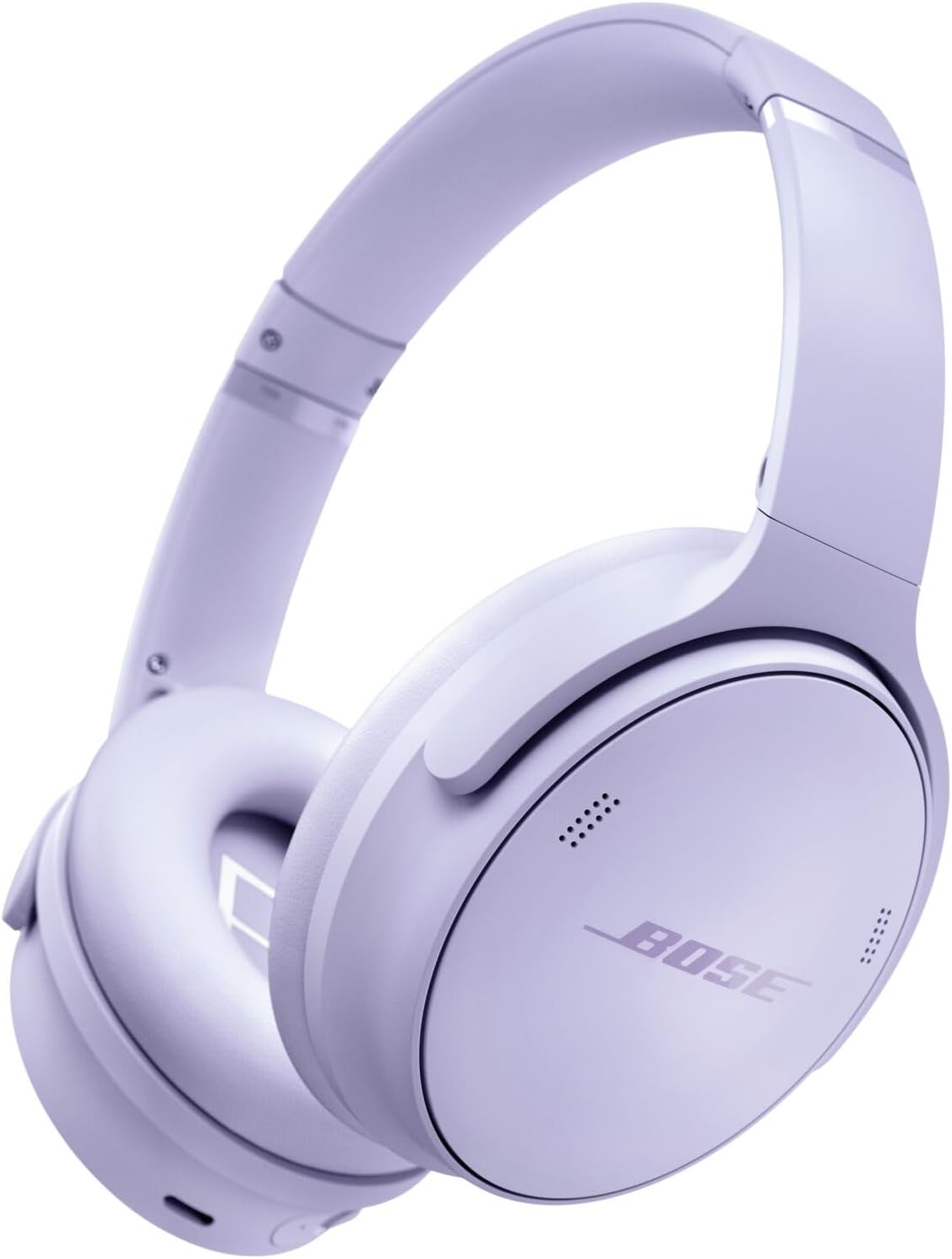 Bose QuietComfort Bluetooth Headphones, Wireless Headphones with Active Over Ear Noise Cancelling and Mic, Deep Bass, Up to 24 Hours of Playtime, Sandstone