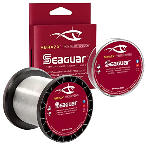 Seaguar AbrazX Fluorocarbon Fishing Line 20lb/200yds - Abrasion Resistant Mainline
