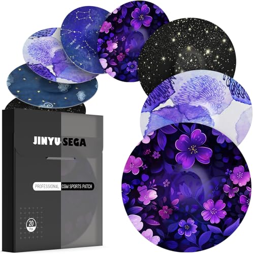 Adhesive Patches for Dexcom G7 Waterproof & High Viscosity -20 Pack, Sweatproof Materials, Dexcom G7 Overpatches, Suitable for Sports (Sereneglow, G7)