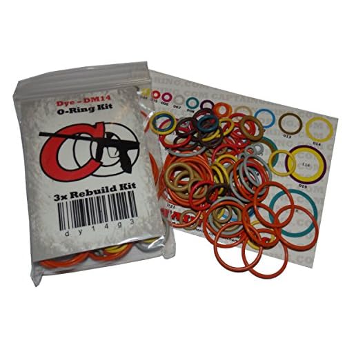 Tippmann 98, A5, X7, FT-12, Gryphon, Triumph, US Army - Color Coded 3X Oring Rebuild Kit