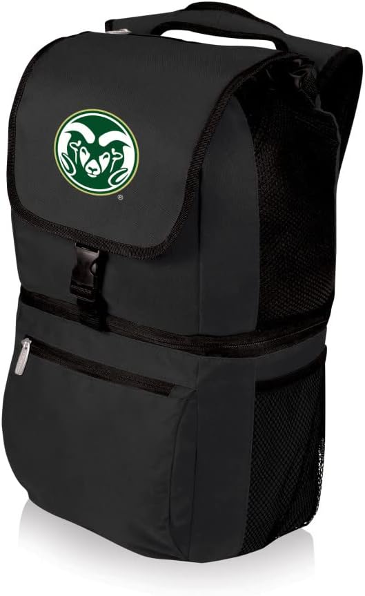 PICNIC TIME NCAA North Carolina Tar Heels Zuma Backpack Cooler - Soft Cooler Backpack - Lunch Cooler, (Black)