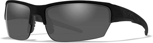 Wiley X WX Saint CHSAI08 Tactical Sunglasses Matte Black Frame with Changeable Smoke Grey Lenses Ballistic Rated