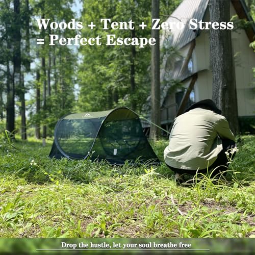 Pop-Up Mosquito Screen Tent for Camping and Outdoor Insect Protection