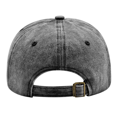 80th Birthday Gifts for Men Women, 80th Birthday Decorations - Washed Cotton Embroidered Baseball Cap Adjustable