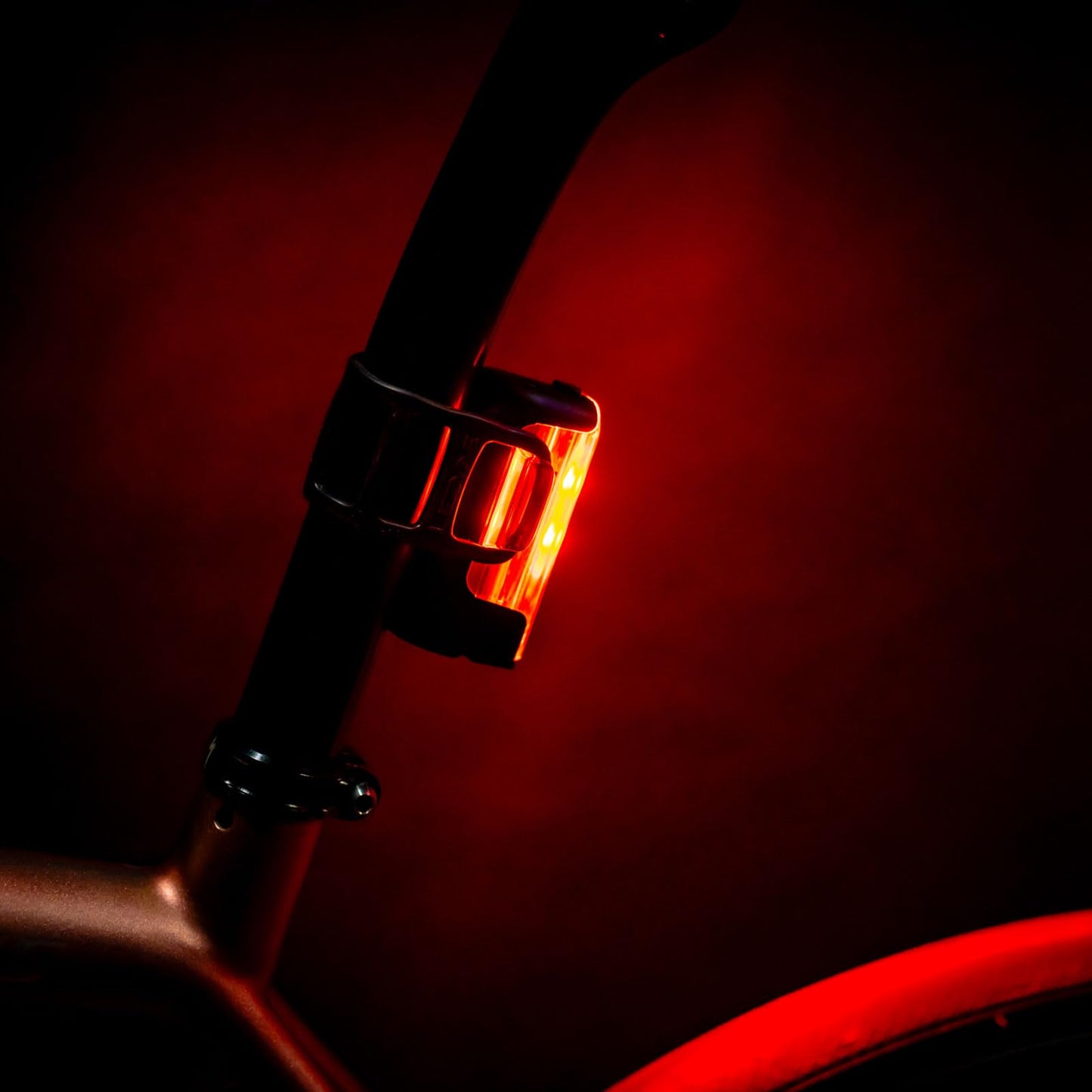 LEZYNE Strip Drive Pro 400+ Bicycle USB Rechargeable IPX7 Waterproof 270-Degree Visibility LED Rear Light w/Multiple Solid & Flash Modes | Mounting Strap Included, Black, 400 Lumens/USB-C