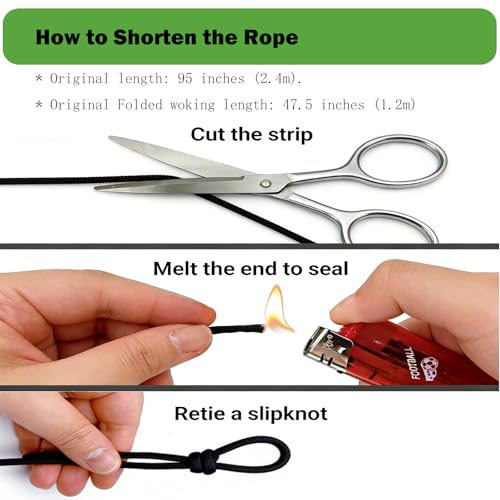 Brown Shepherd Sling for Rock Throwing Outdoor Survival Skill Tool with 2.4M Paracord & Leather Pouch
