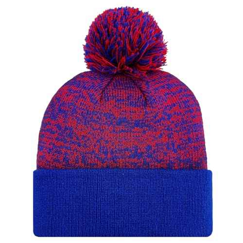 Football Beanie Hat for Men and Women Super Soft Football Knit Pom Beanie Mens Winter Cap