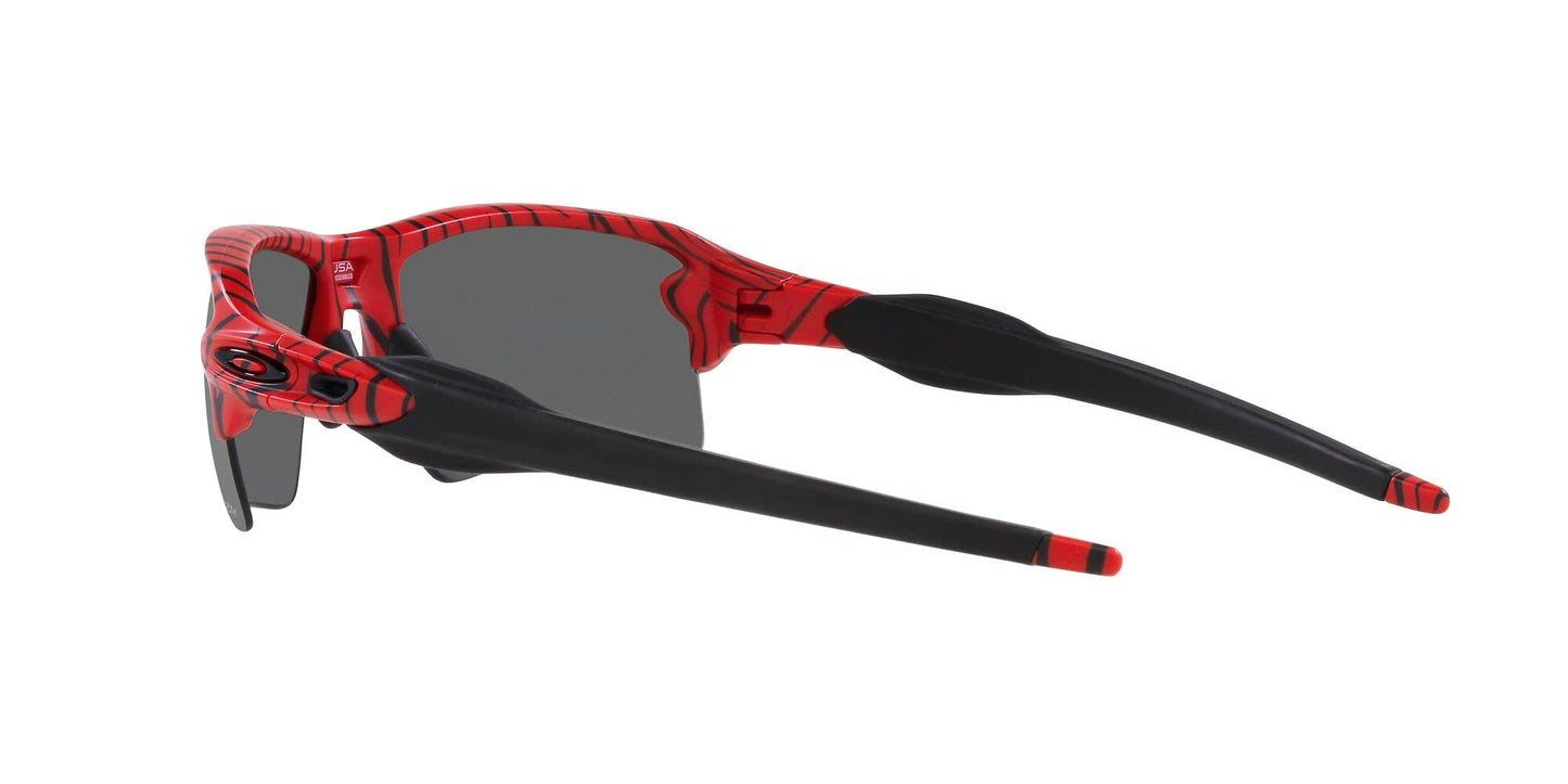 Oakley Men's OO9188 Flak 2.0 XL Rectangular Sunglasses, Red Tiger/Prizm Black, 59 mm