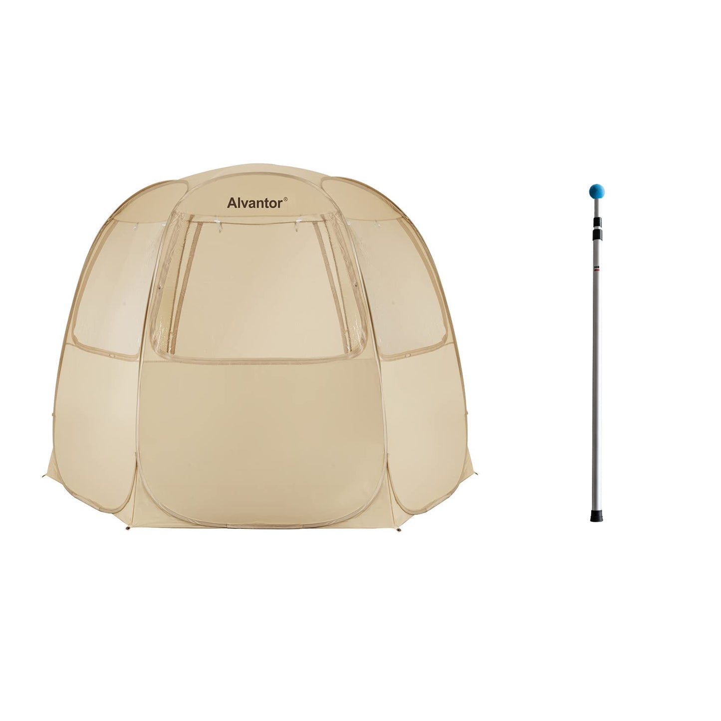 Alvantor Pop Up Canopy Tent - Vendor Booth Event Tent - 10x10 Pop Up Canopy for Commercial Activity - Camping Sun Shelters - Beige