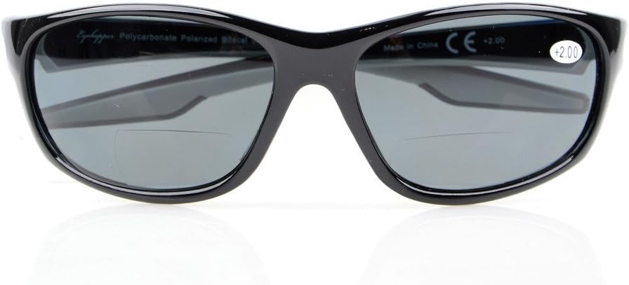 Eyekepper TR90 Unbreakable Sports Bifocal Sunglasses Baseball Running Fishing Driving Golf Softball Hiking