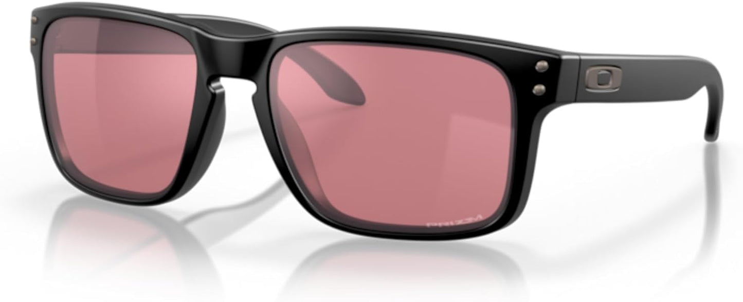OAKLEY Holbrook OO9102 Square Sunglasses for Men+ Bundle Accessory Leash Kit, Microfiber Pouch