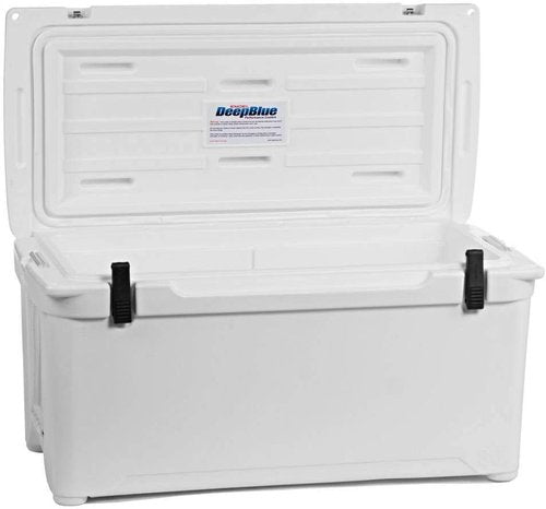 Engel Coolers ENG80 Cooler | 75 Can High Performance Durable Seamless Rotationally Molded Ice Box for Camping, Hunting, and Fishing - White