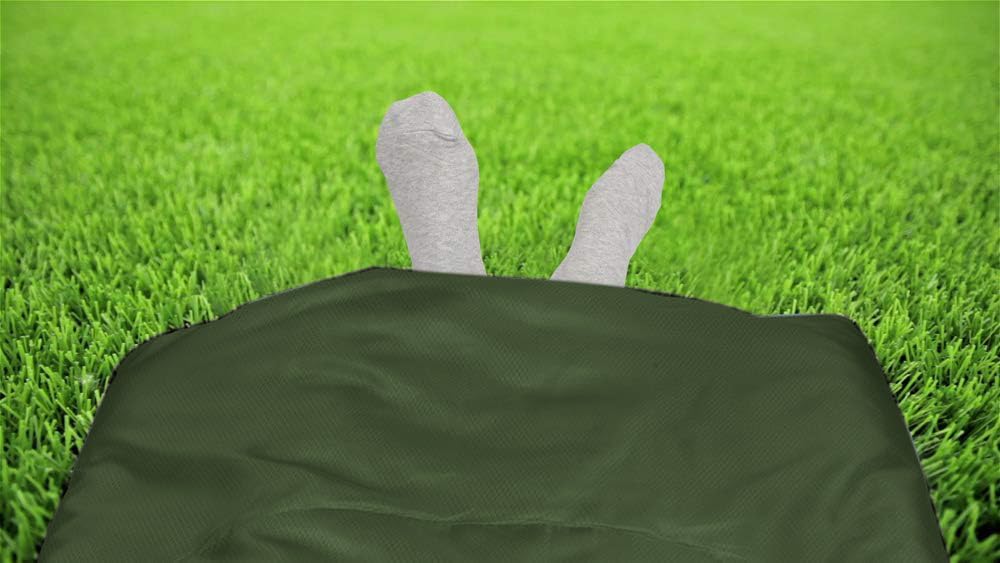 Gold Armour Sleeping Bag - Sleeping Bag for Indoor & Outdoor Use - Great for Kids, Boys, Girls, Teens & Adults. Ultralight and Compact Bags are Perfect for Hiking, Backpacking & Camping (OD Green)