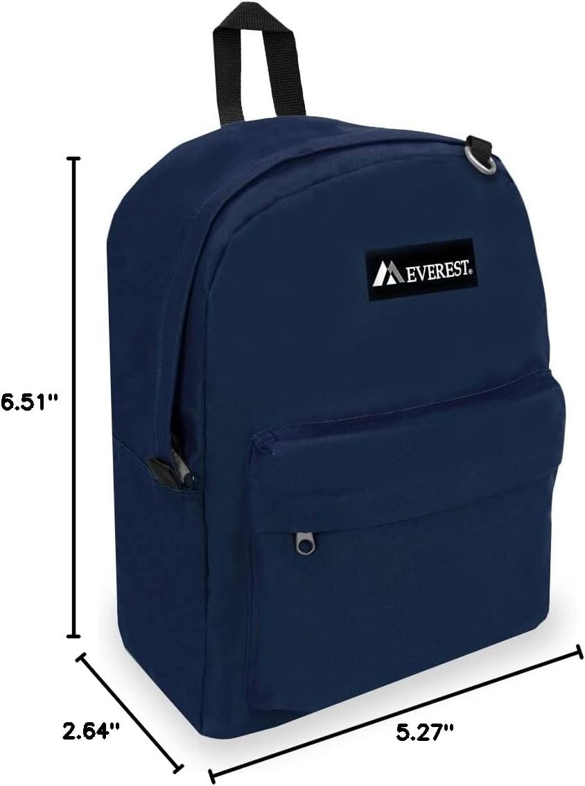 Everest Classic Backpack, Royal Blue, One Size,2045CR-RBL
