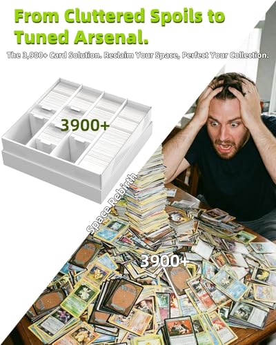 4 Row Card Storage Box for Standard Trading Cards - 14 Inch Variation