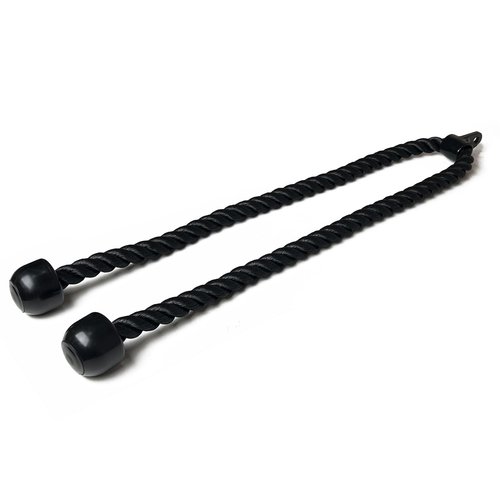 KORIKAHM Long Tricep Rope, Rope Pull Down Attachment 47 55 Inch Length Long, Tricep Rope Cable Attachment, Tricep Pull Down Rope for Home Gym Pulley System,Cable Machine Attachment (Length 63'')