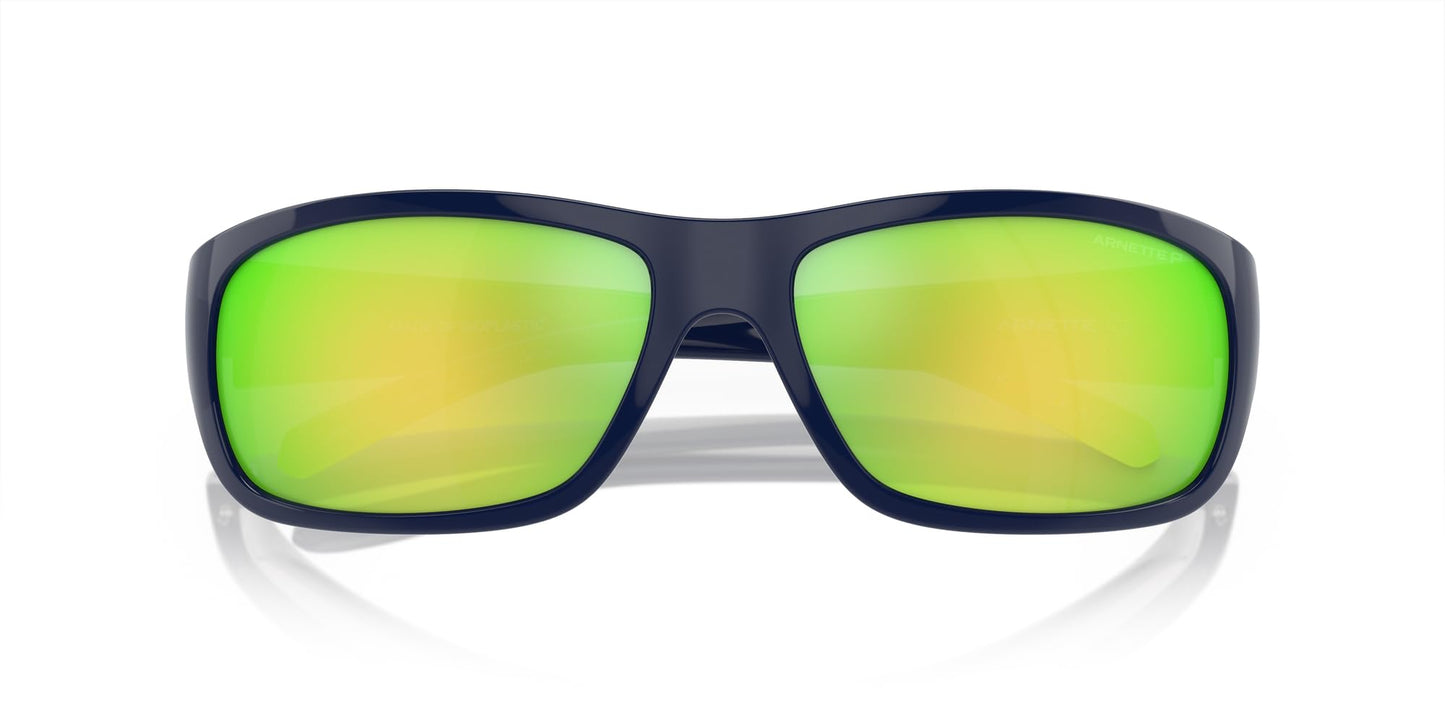 ARNETTE Sunglasses AN 4290 27541I Dark Blue/Grey Mirror Green Polar Policarbon