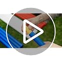 Horse Training Agility Poles Set - 6 Pack, 6ft Impact-Resistant Plastic, High Visibility