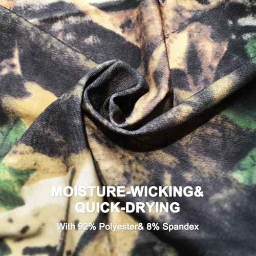Camo Face Mask & Neck Gaiter - UV Sun Protection, Cooling for Men & Women - Hunting, Fishing, Cycling, Hiking