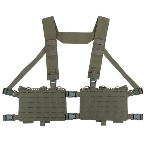 Shanyingquan Chest Rig Split Vest Quick Release MOLLE System Fit For Mag Pouch Radio GP Bag