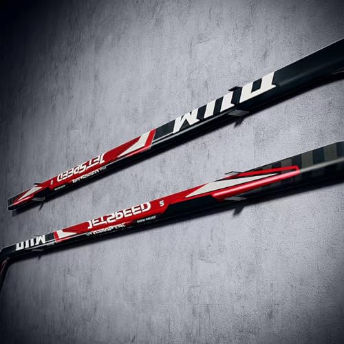 4 Pack Hockey Stick Wall Mount Holders Display Rack Organizer Storage