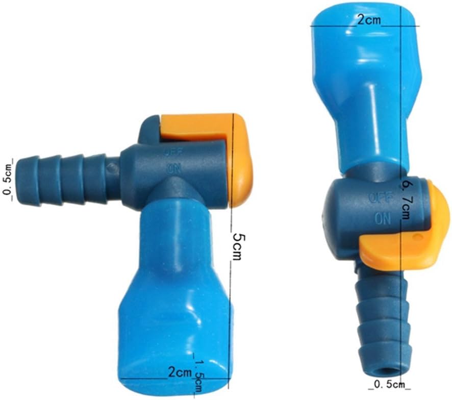 J.CARP ON-Off Switch Bite Valve Tube Nozzle Replacement for Hydration Pack Bladder