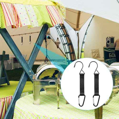 Fence Hooks for Bat Bags and Water Bottle, Hanging Buckles, Fence Clips for Backpacks, Metal Hanging Hooks for Baseball Tennis Softball Football Bag Outdoor Sports